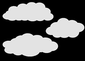 cloud, white, paint, sky, cartoon