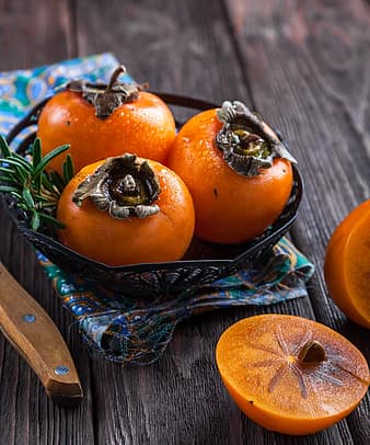 persimmon, fruit, orange, exotic, tropical, the willow-wren, sweet, food